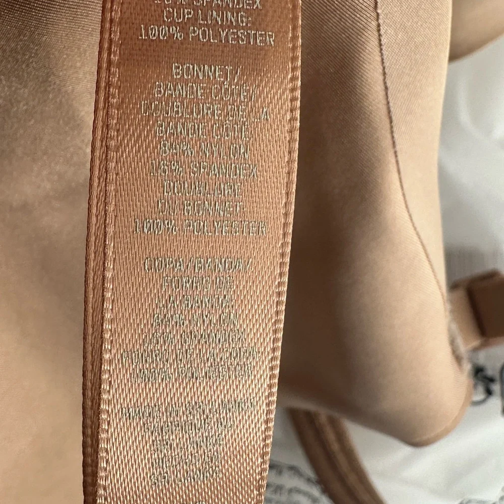 Skims Kim Kardashian ultimate teardrop clay tan nude pushup Bra 36C